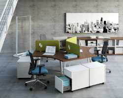 Văn phòng chuyên nghiệp hơn nhờ sử dụng module bàn làm việc