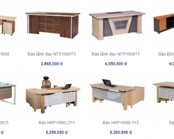 5 mẫu bàn gỗ Hoà Phát giá rẻ phù hợp cho văn phòng khởi nghiệp