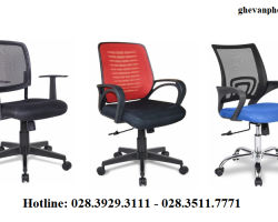 Những mẫu ghế nhân viên lưng lưới đẹp, hợp thời đại