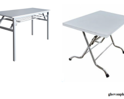 Mẫu bàn ăn chân gấp tiện lợi, tiết kiệm không gian