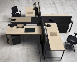 cụm bàn làm việc 4 người