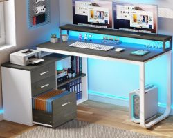bàn gaming chữ l