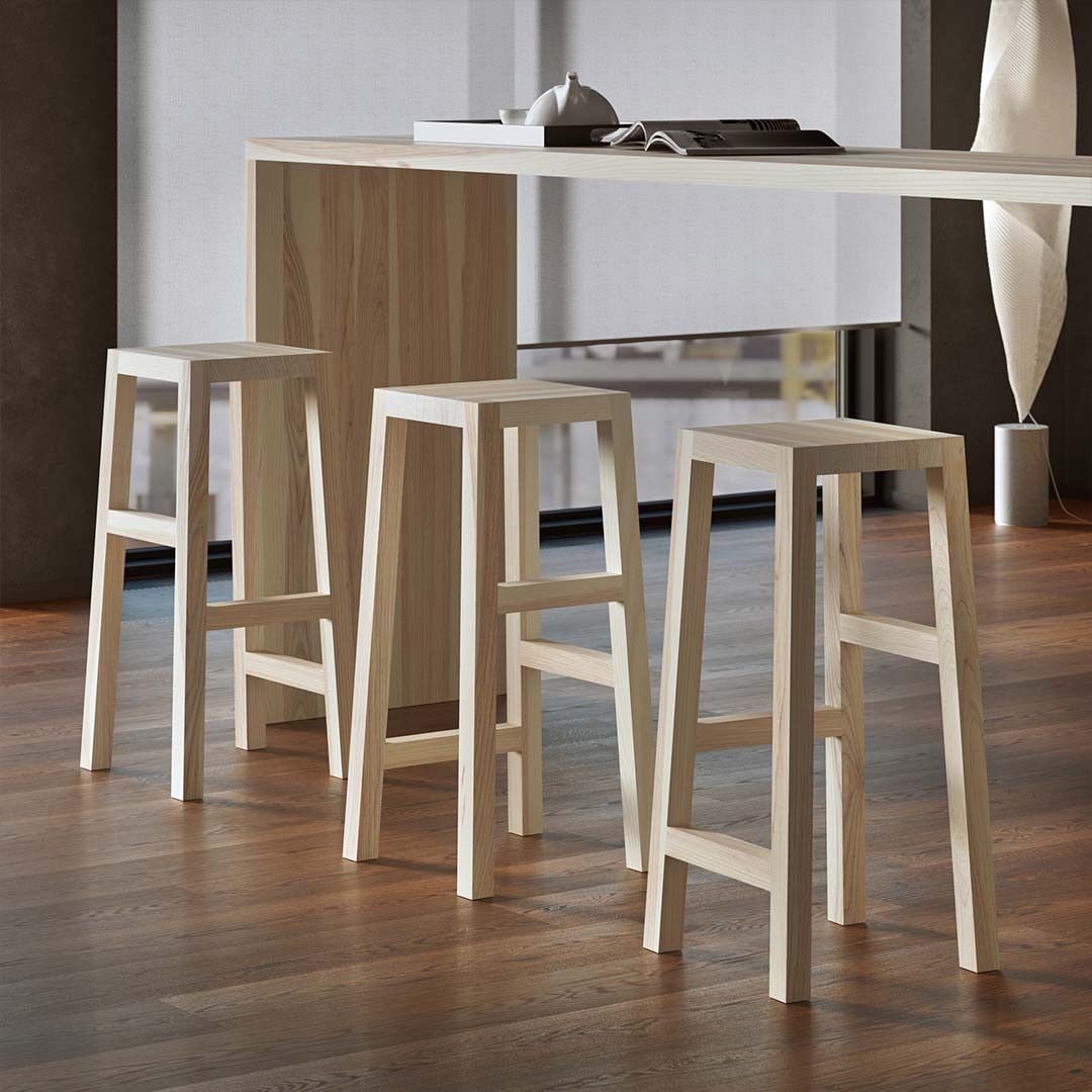 ghế quầy bar gỗ